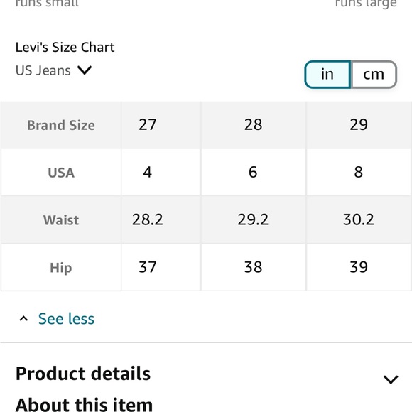 Levi's Women's Cream Ribcage Bootcut Corduroy Jeans 90's - Picture 13 of 13